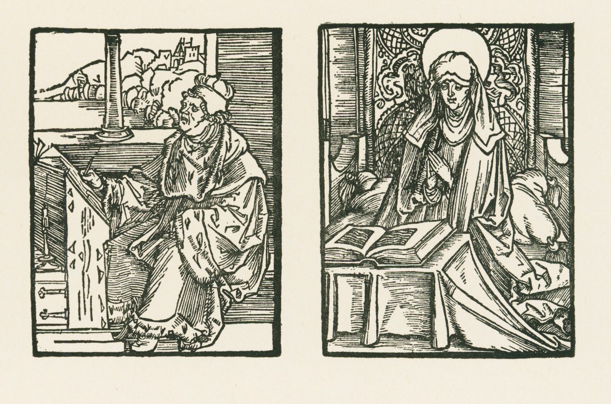 Magister Matthias, Linkoepingin ja Pyhän Birgitan kanonisti. tekijältä Albrecht Dürer or Duerer
