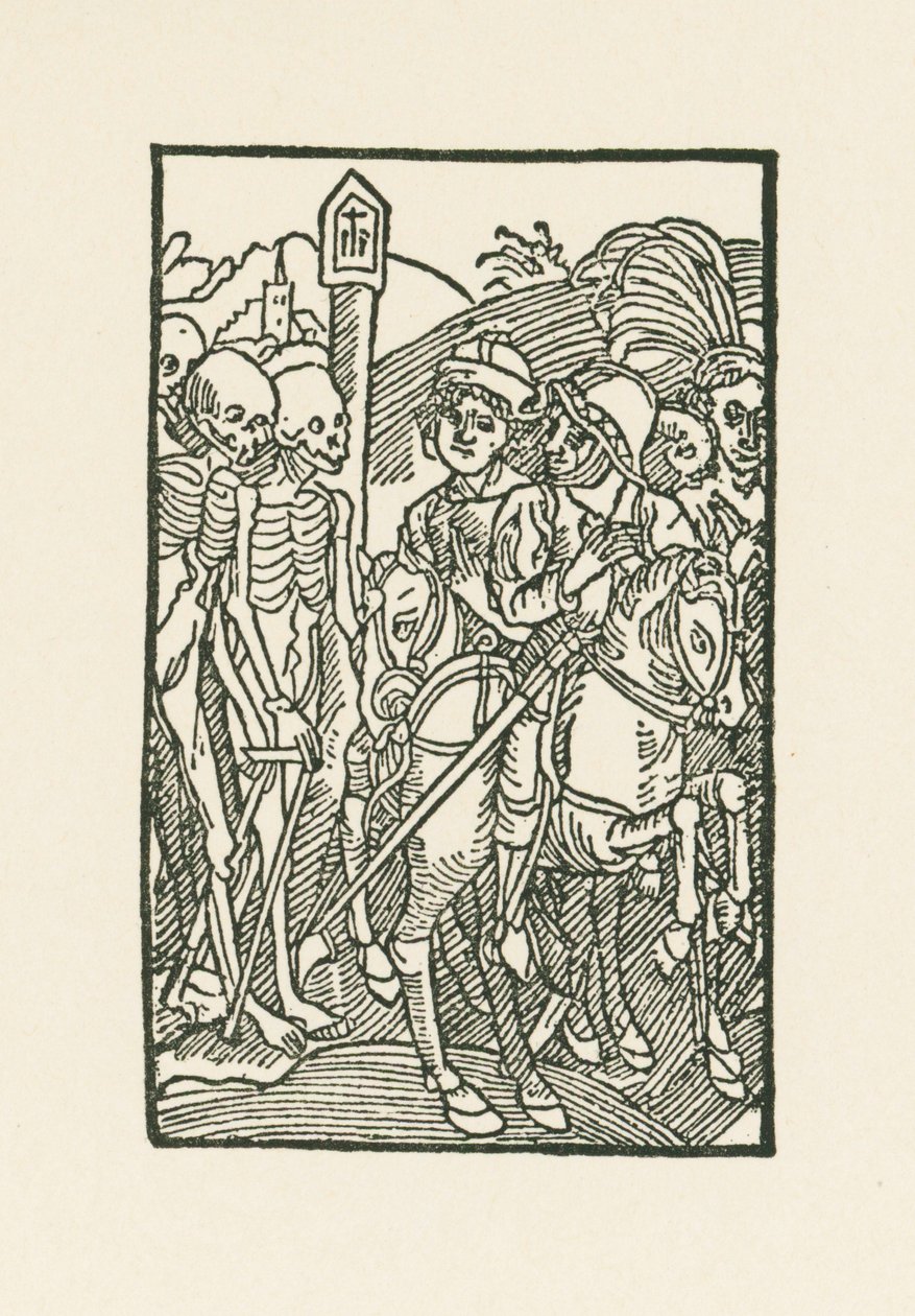 Elävien ja kuolleiden kohtaaminen tekijältä Albrecht Dürer or Duerer