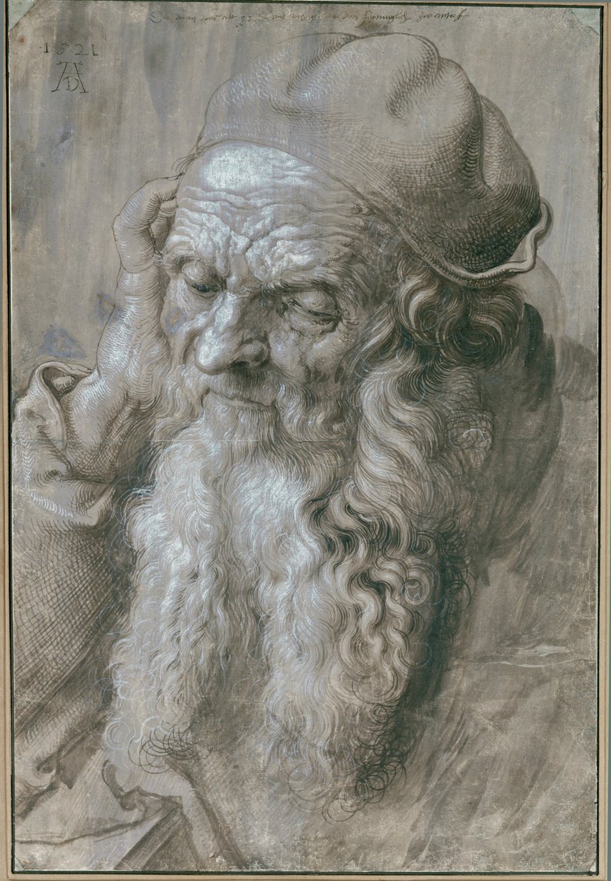 Vanhus - Opiskelu pyhimystä varten tekijältä Albrecht Dürer or Duerer