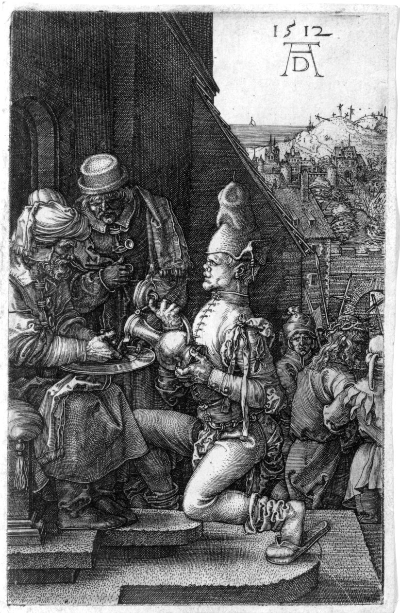 Pilatus pesee kätensä, Kaiverretusta intohimosta tekijältä Albrecht Dürer