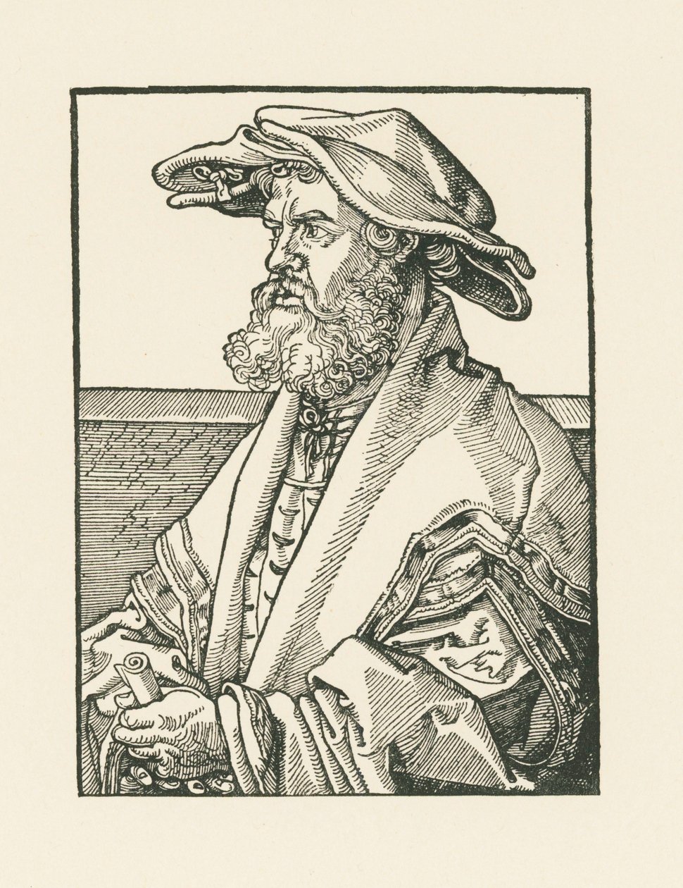 Helius Eobanus Hessuksen muotokuva tekijältä Albrecht Dürer or Duerer