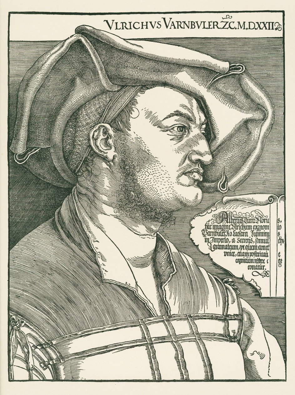 Ulrich Varnbuelerin muotokuva tekijältä Albrecht Dürer or Duerer