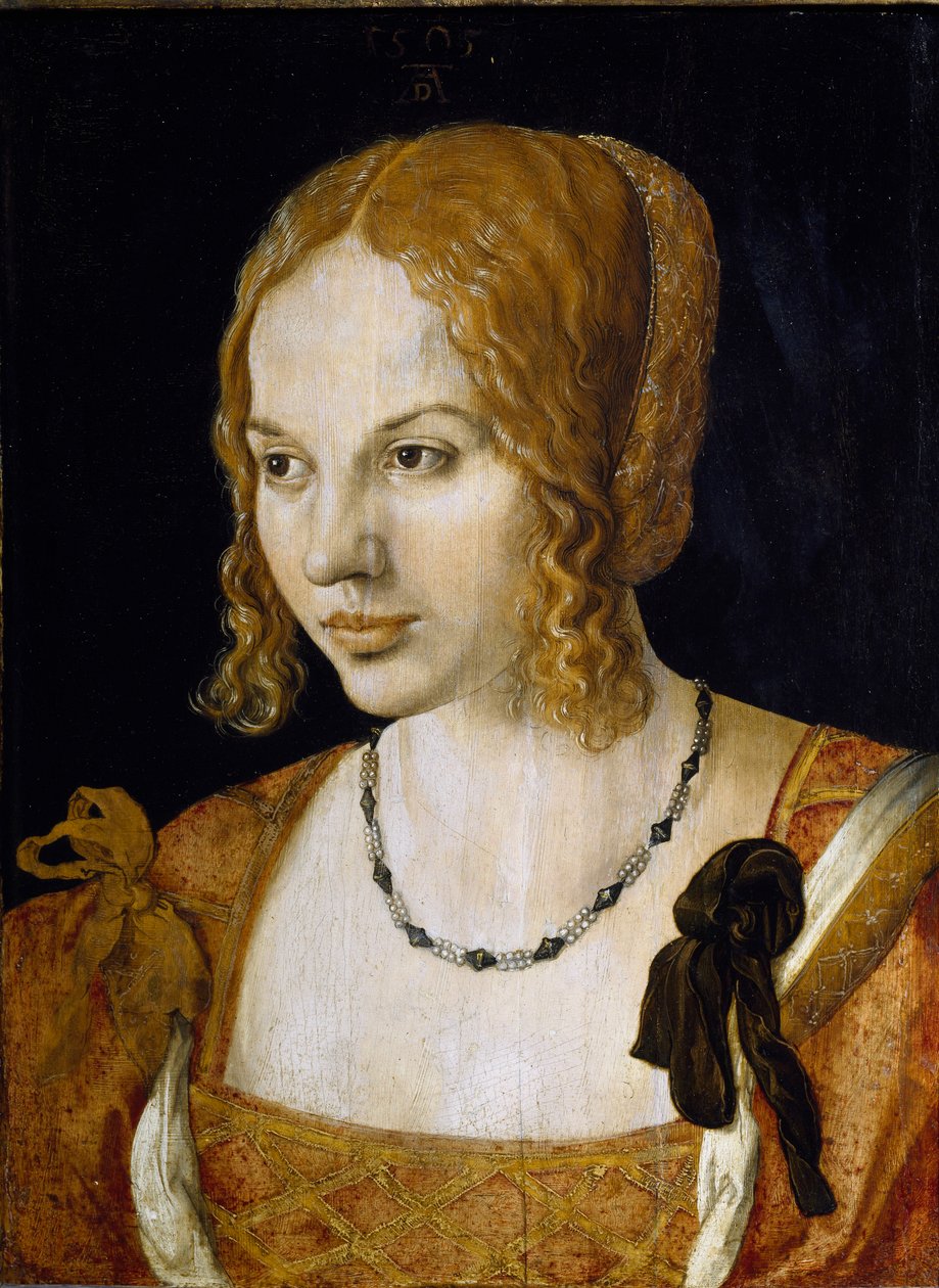 Nuoren venetsialaisen naisen muotokuva Albrecht Durerin (1471-1528) maalaus tekijältä Albrecht Dürer