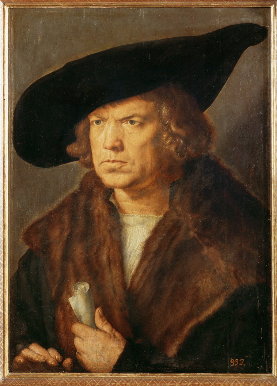 Tuntemattoman miehen muotokuva tekijältä Albrecht Dürer or Duerer