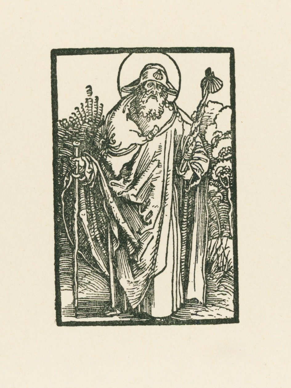 Pyhä Jaakob Suuri tekijältä Albrecht Dürer or Duerer