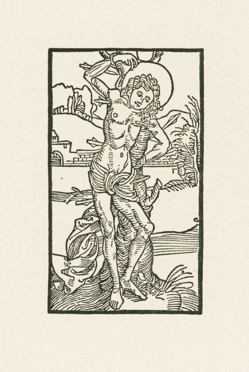 Pyhä Sebastian tekijältä Albrecht Dürer or Duerer