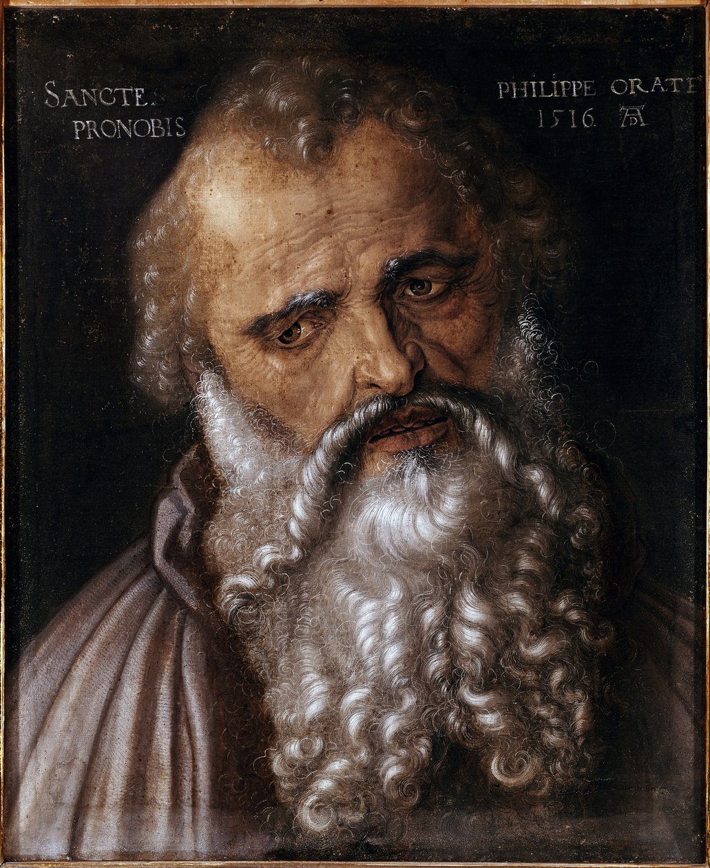 Pyhä Filippus apostoli (tempera puulla tekijältä Albrecht Dürer