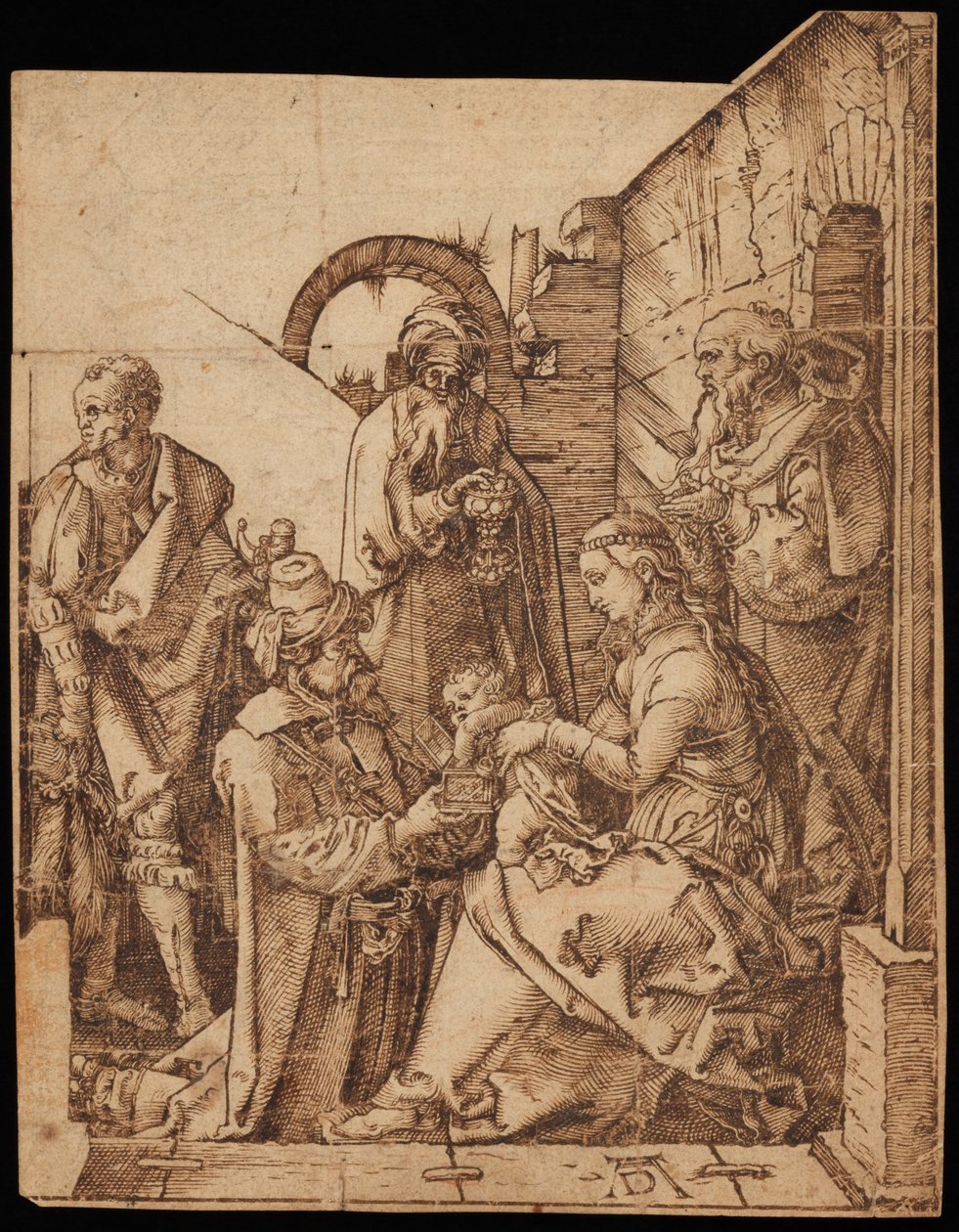 Maagien palvonta tekijältä Albrecht Dürer