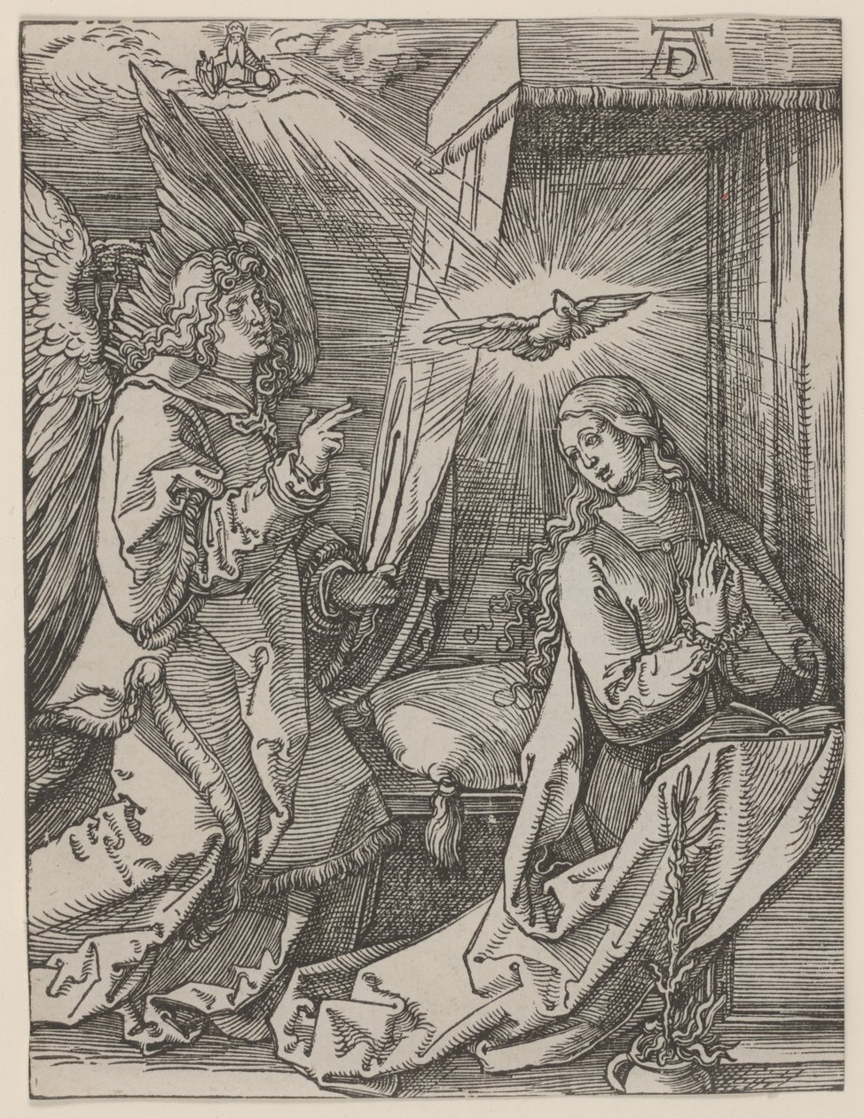 Annunciation eli Die Verkundigung tekijältä Albrecht Dürer