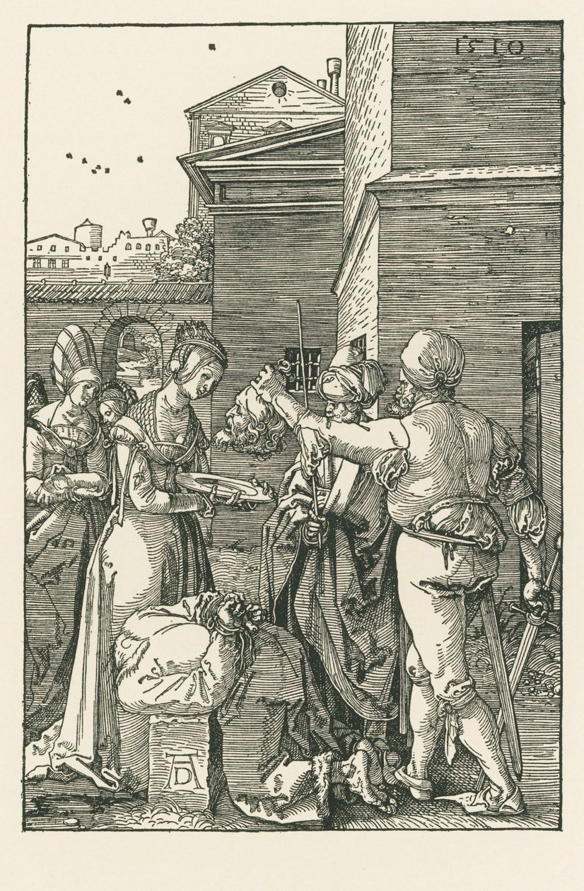 Johannes Kastajan mestaaminen tekijältä Albrecht Dürer or Duerer