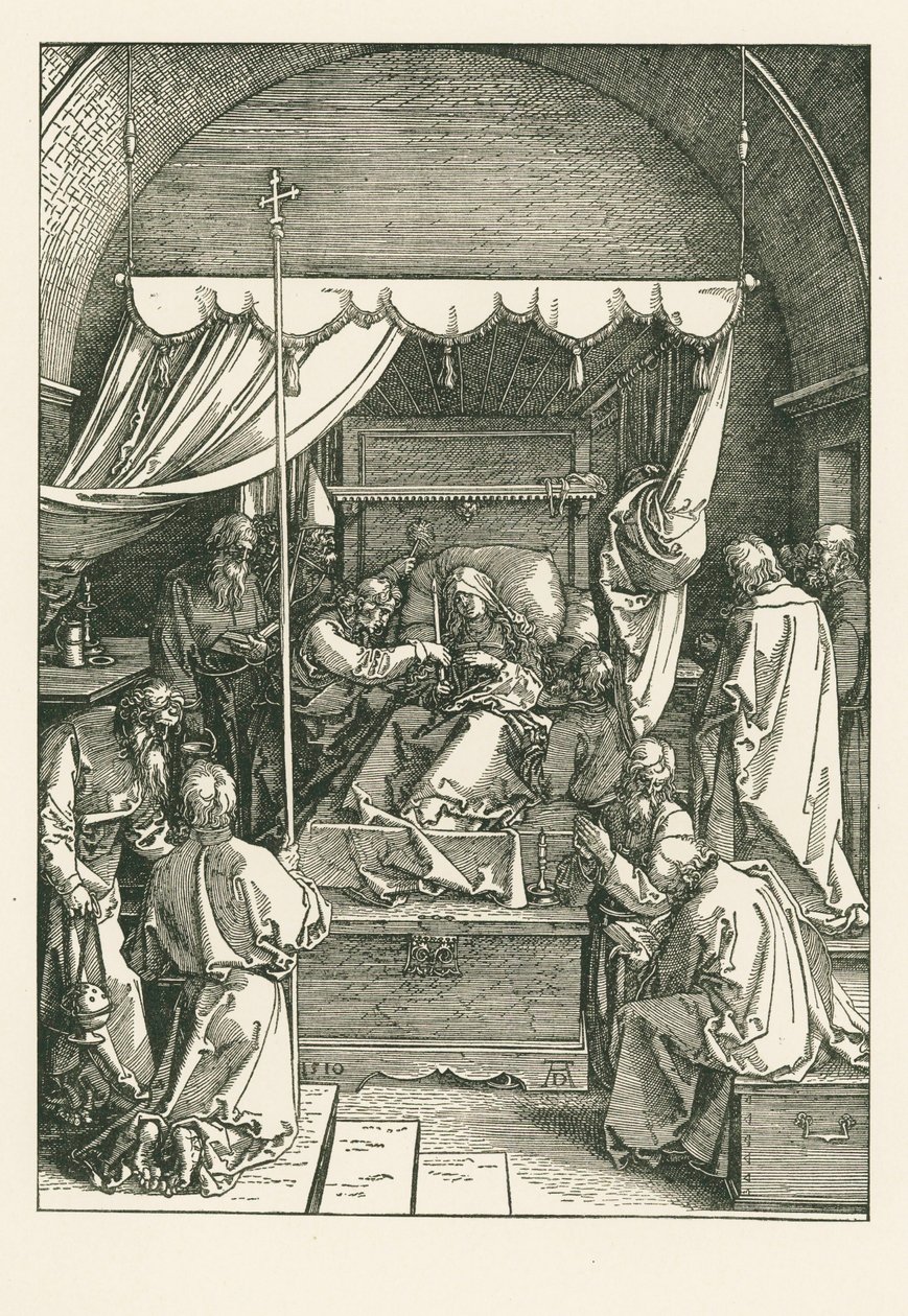 Neitsyen kuolema tekijältä Albrecht Dürer or Duerer