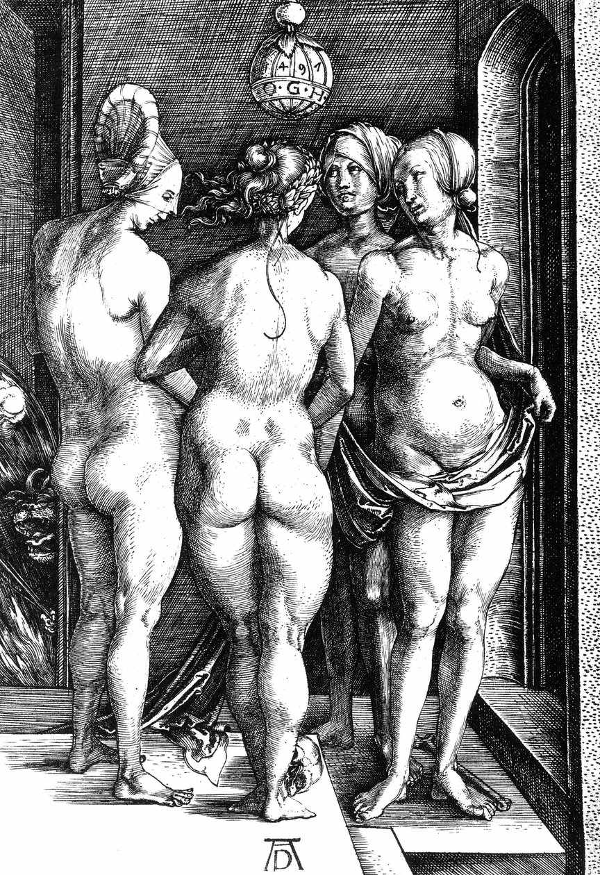 Neljä noitaa tekijältä Albrecht Dürer or Duerer