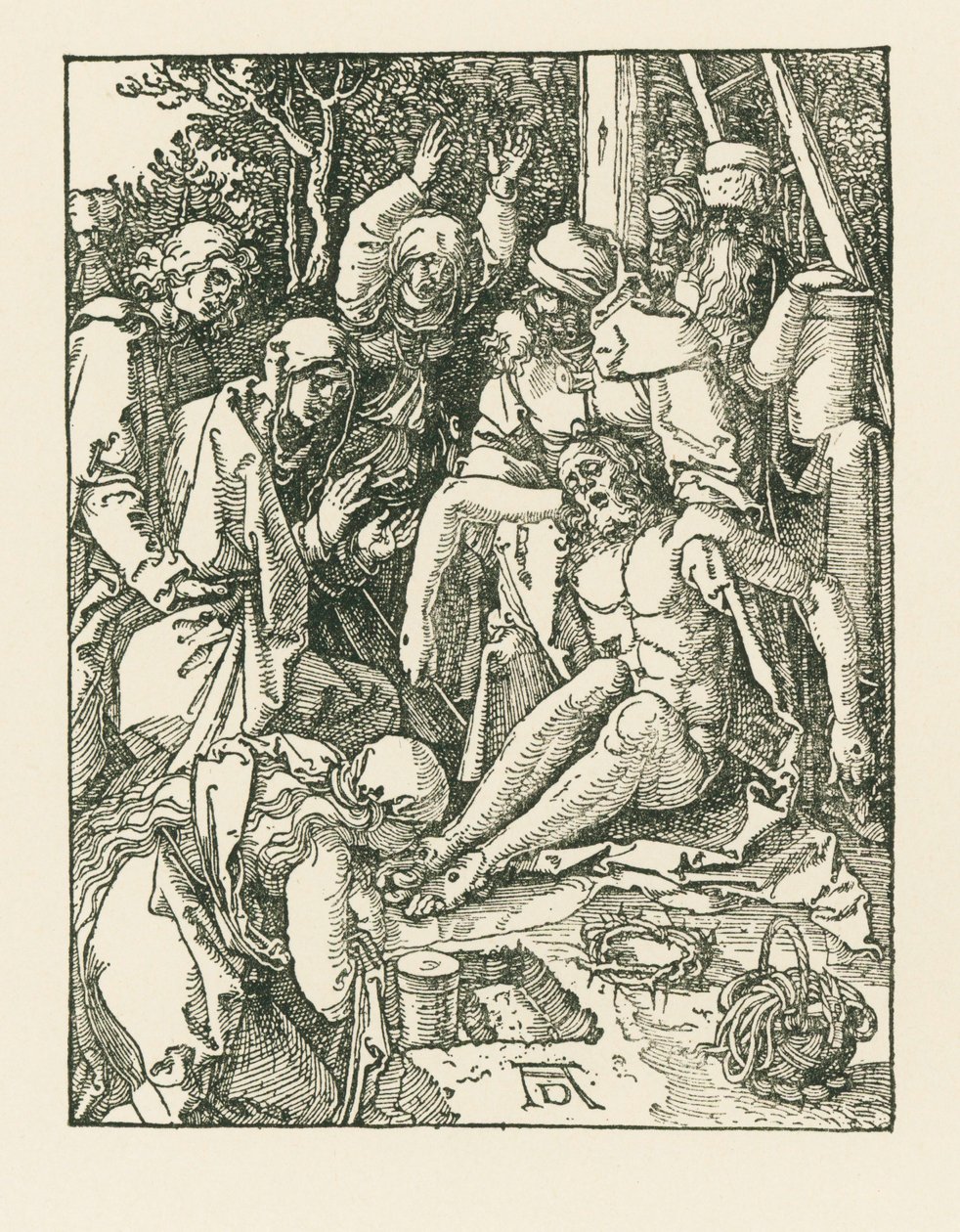 Valitusvirsi Kristuksen puolesta, noin 1509-10 (puupiirros). tekijältä Albrecht Dürer or Duerer