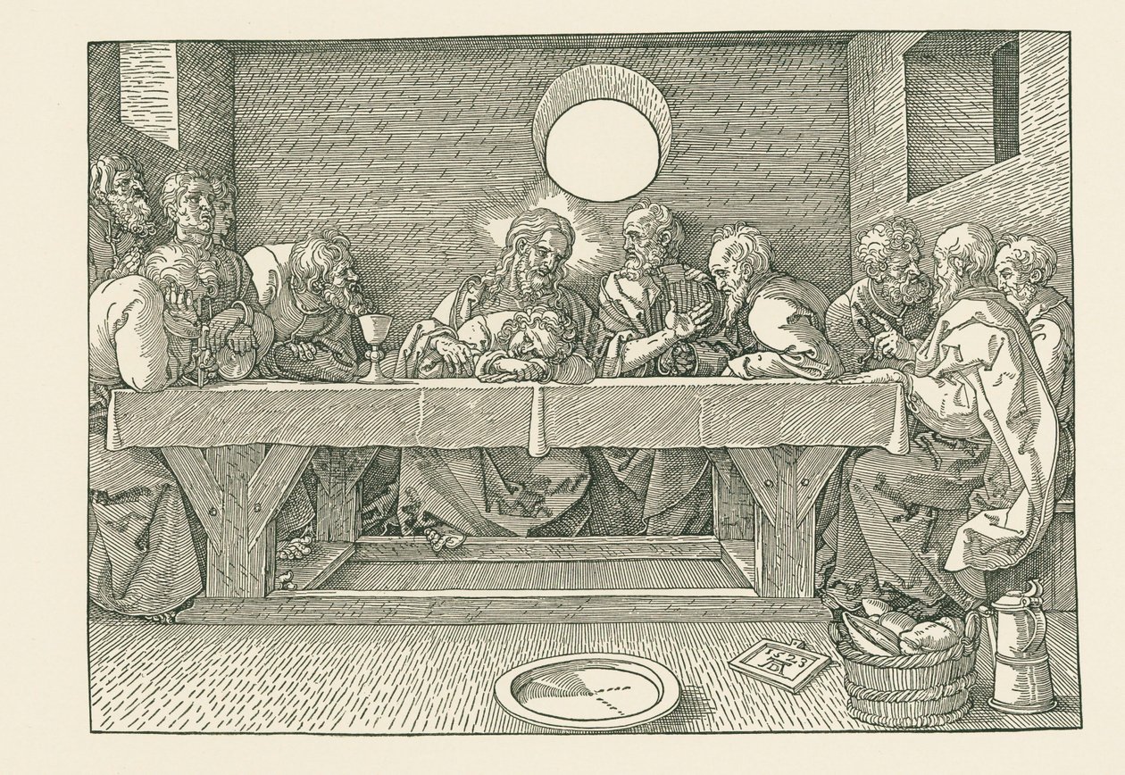 Viimeinen ehtoollinen tekijältä Albrecht Dürer or Duerer