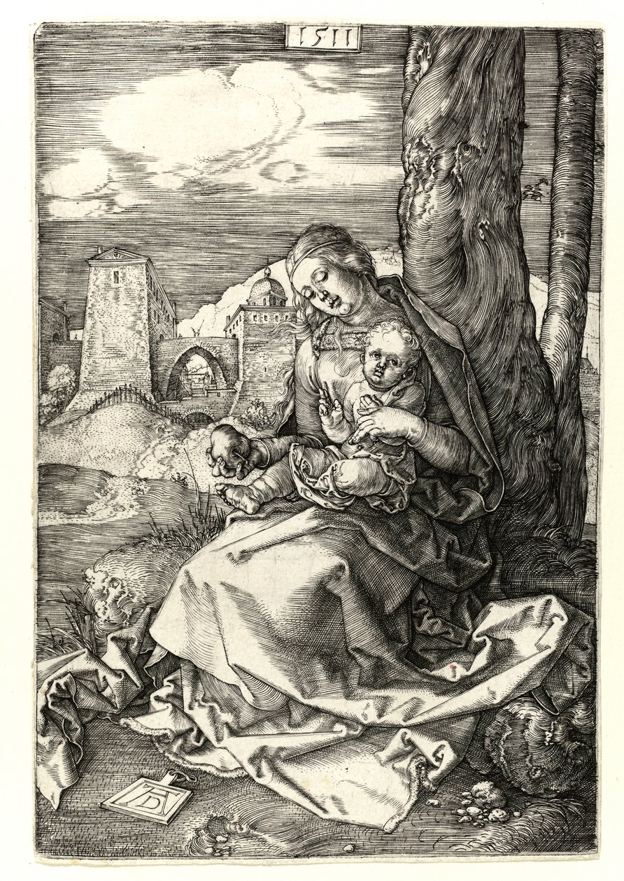 Madonna päärynän kanssa tekijältä Albrecht Dürer