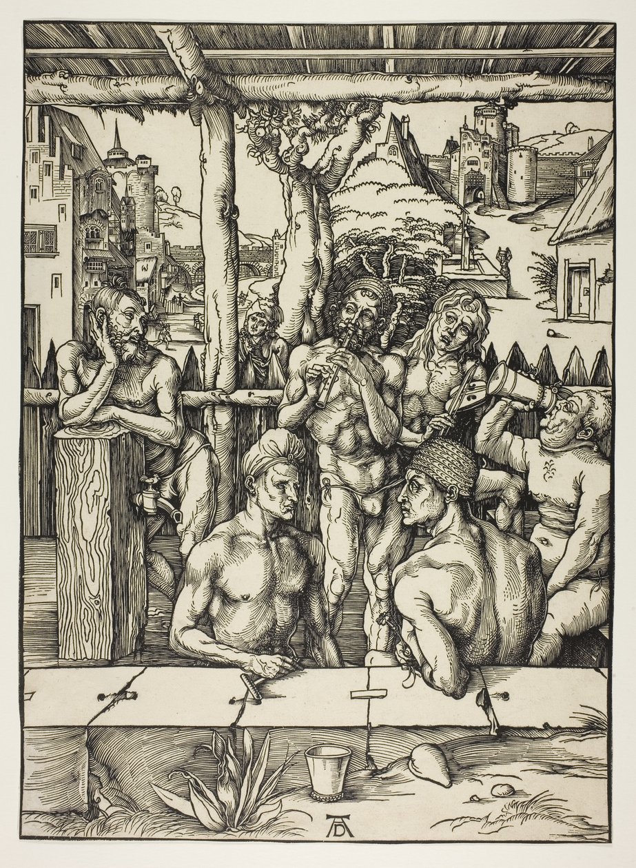 Miesten kylpylä tekijältä Albrecht Dürer