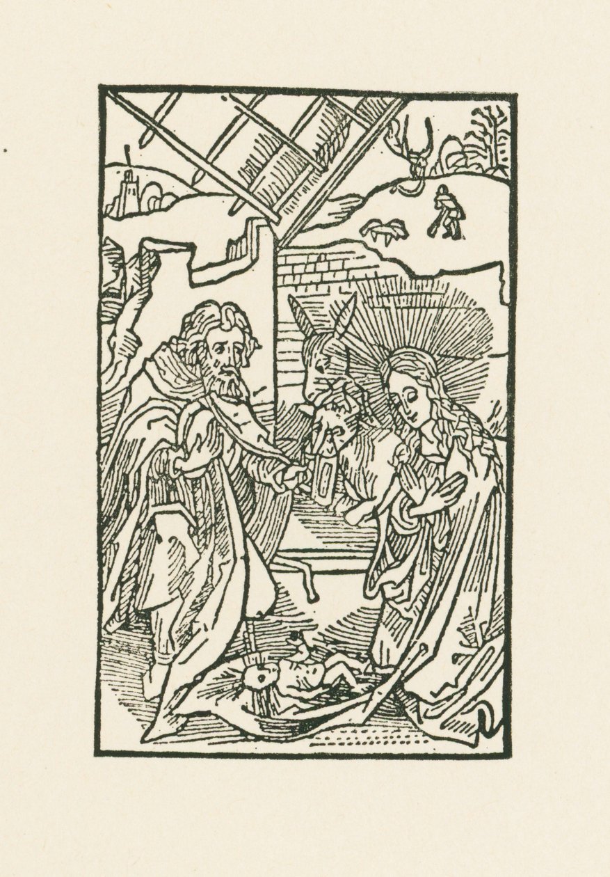 Syntymäjumalanpalvelus tekijältä Albrecht Dürer or Duerer