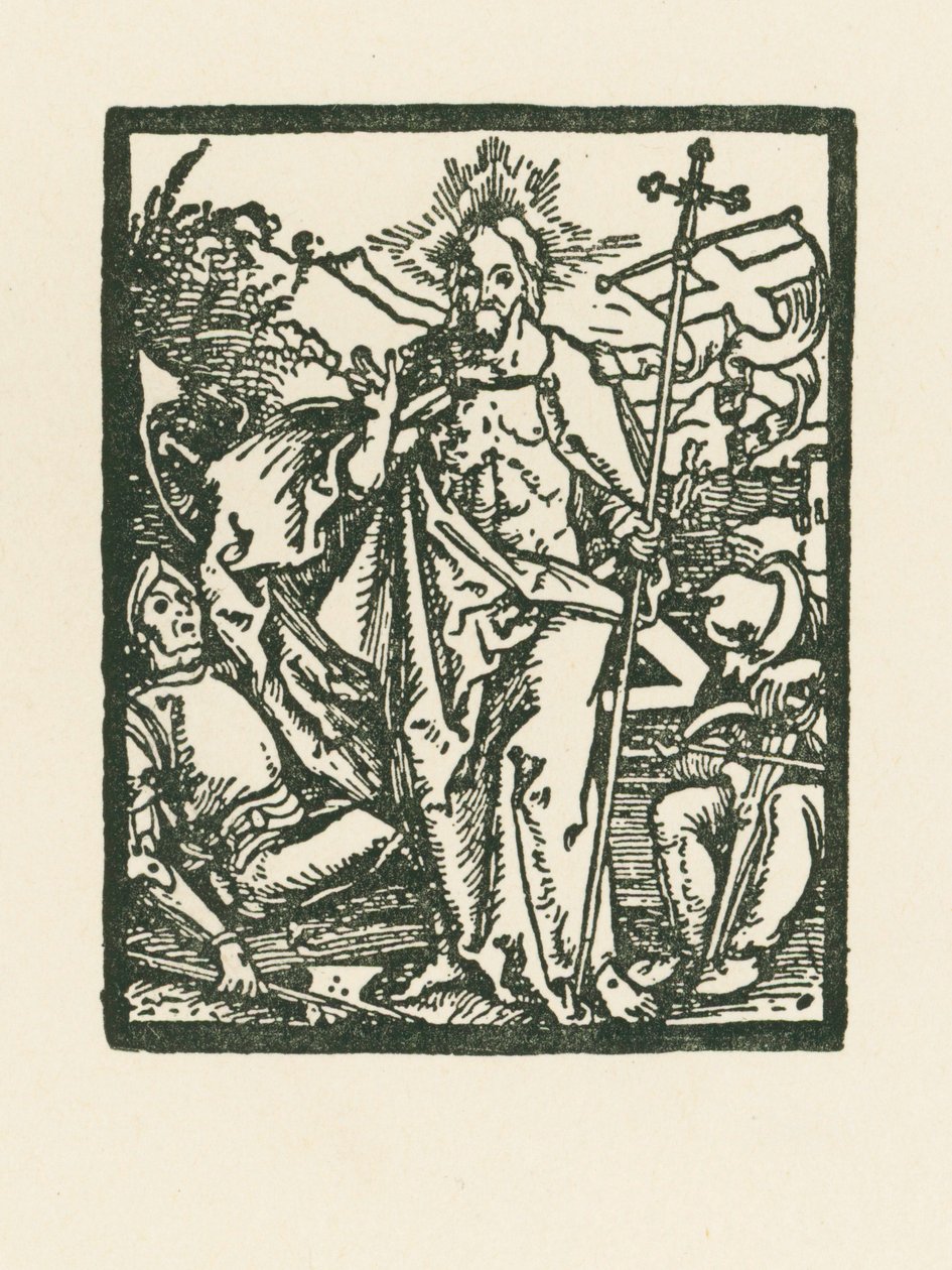 Kristuksen ylösnousemus tekijältä Albrecht Dürer or Duerer