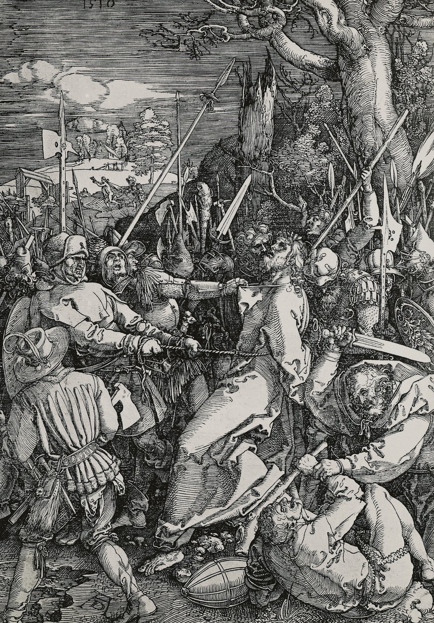 Kristuksen vangitseminen tekijältä Albrecht Dürer