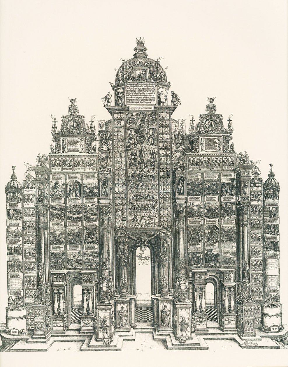 Riemukaari keisari Maximilian I:lle tekijältä Albrecht Dürer or Duerer