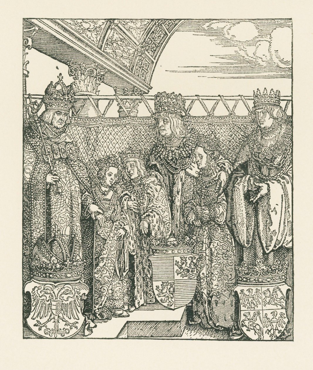 Riemukaari keisari Maximilian I:lle tekijältä Albrecht Dürer or Duerer