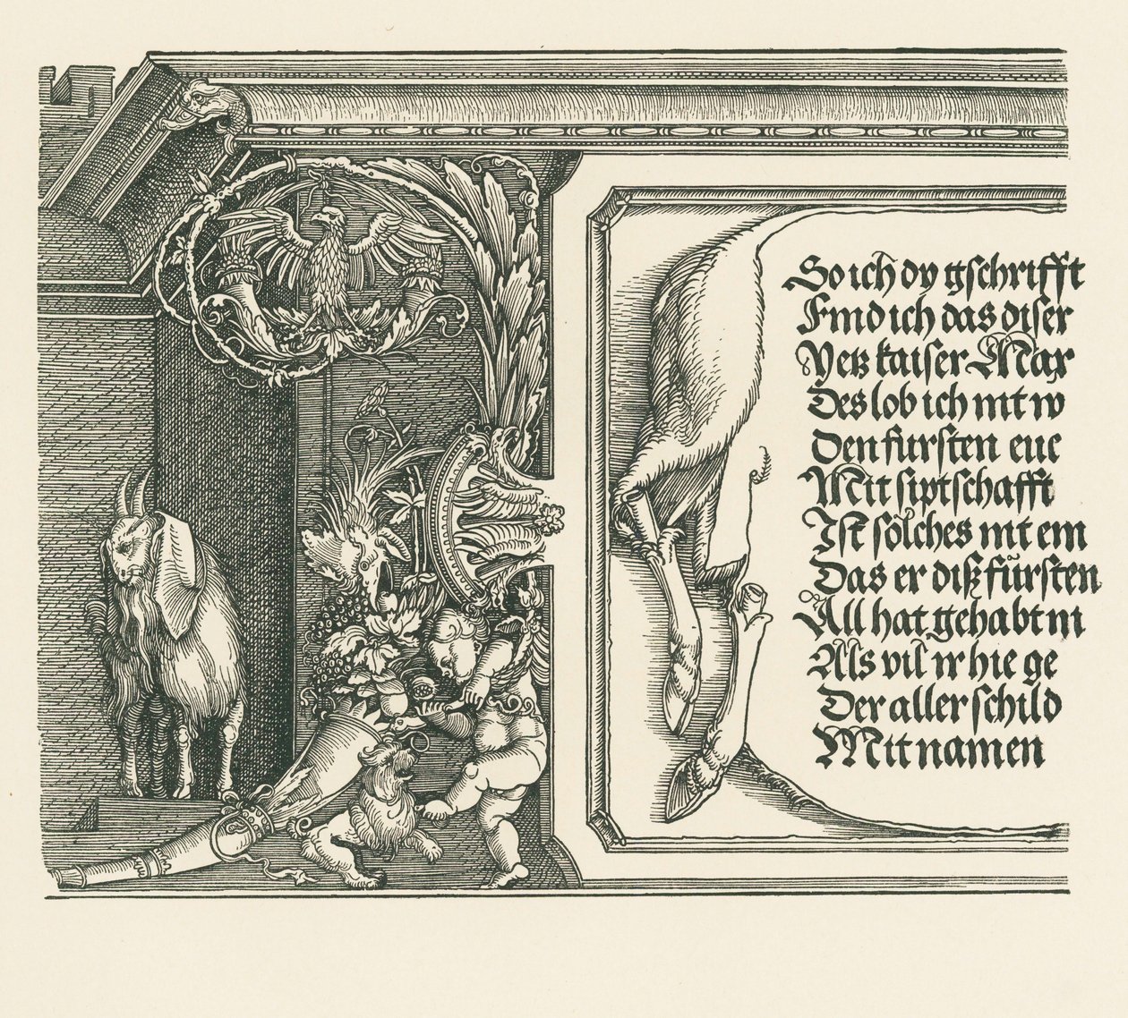Riemukaari keisari Maximilian I:lle tekijältä Albrecht Dürer or Duerer