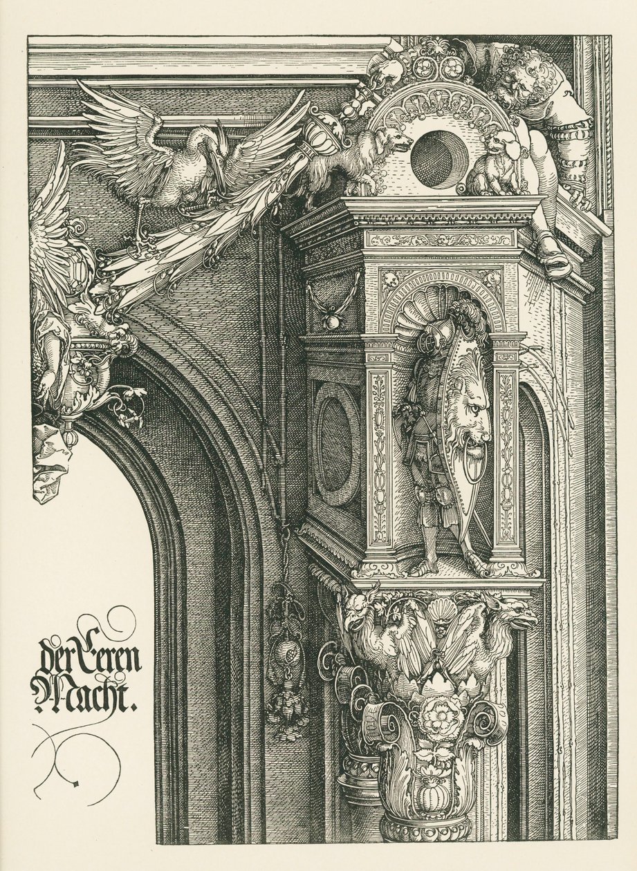 Riemukaari keisari Maximilian I:lle tekijältä Albrecht Dürer or Duerer