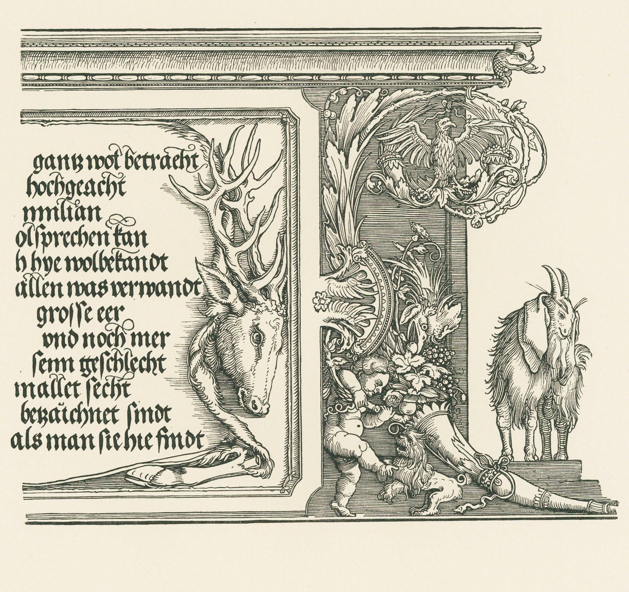 Riemukaari keisari Maximilian I:lle tekijältä Albrecht Dürer or Duerer