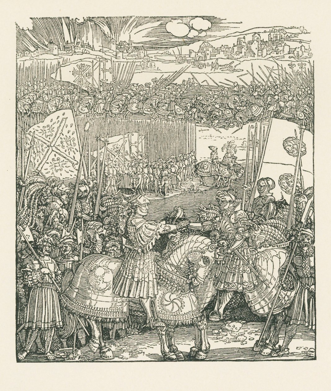 Riemukaari keisari Maximilian I:lle tekijältä Albrecht Dürer or Duerer