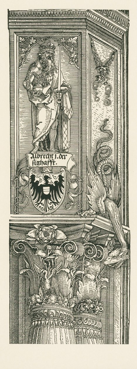 Riemukaari keisari Maximilian I:lle tekijältä Albrecht Dürer or Duerer