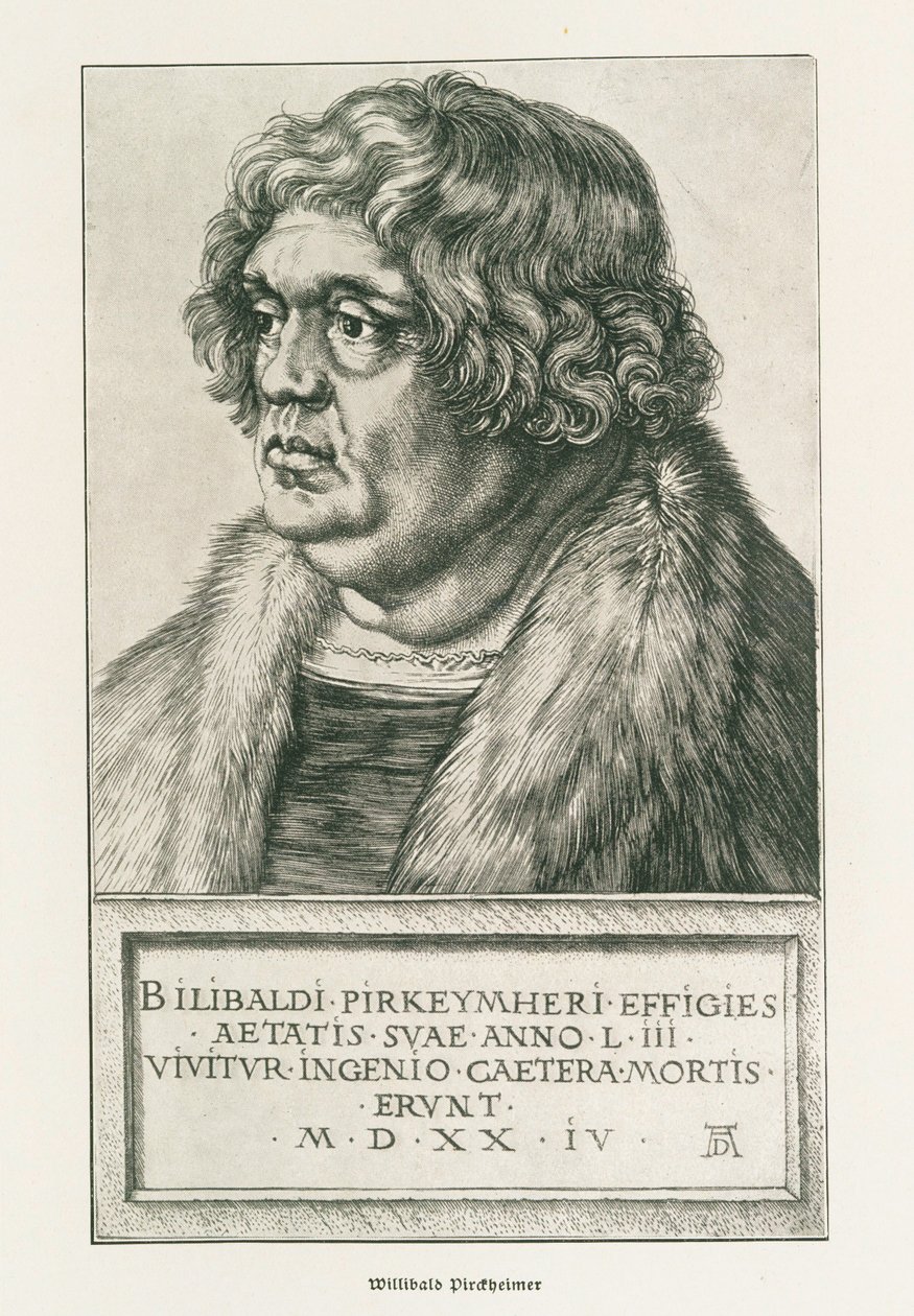 Willibald Pirckheimer tekijältä Albrecht Dürer or Duerer