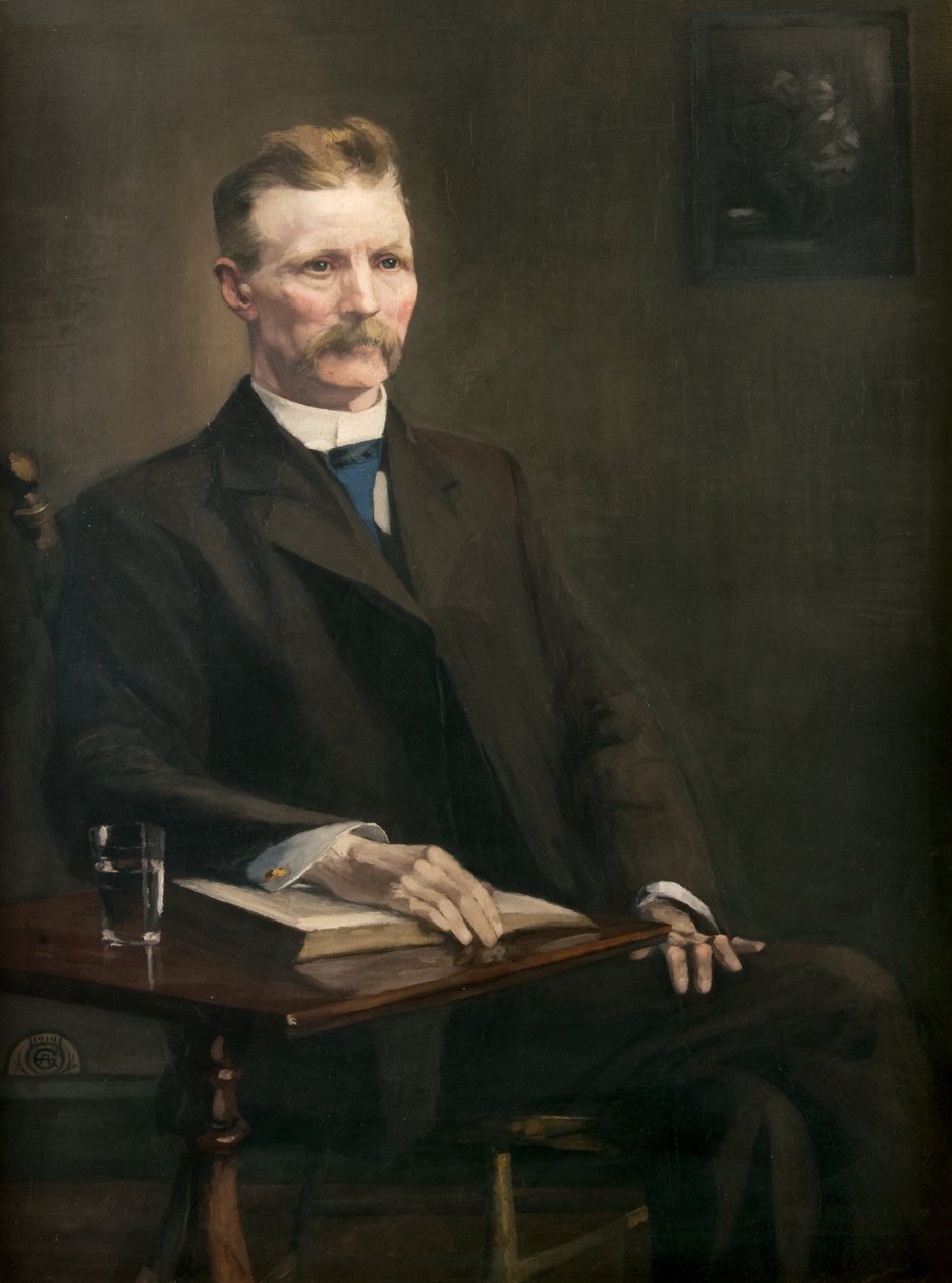 Robert Stirton, JP (1849-1917) (öljy kankaalle) tekijältä Alec Grieve