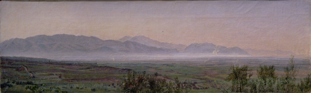 Pontinen suot, n. 1840 (öljy paperille) tekijältä Aleksandr Andreevich Ivanov