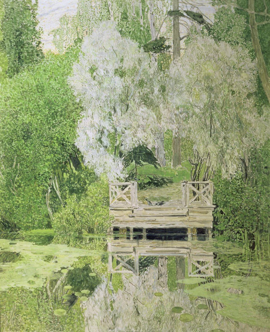 Hopeavalkoinen paju, 1904 tekijältä Aleksandr Jakovlevic Golovin