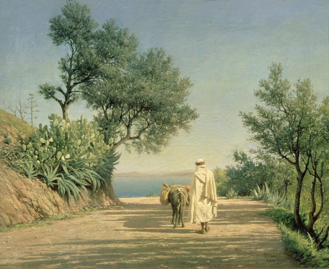 Tie merelle, Algeria, 1883 tekijältä Aleksandr Pavlovich Bryullov