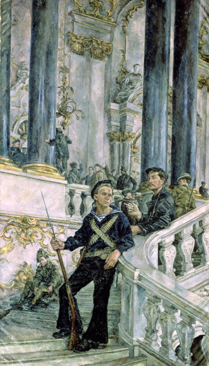Talvipalatsin valtaaminen, 7. marraskuuta 1917 tekijältä Aleksandr Aleksandrovich Osmerkin