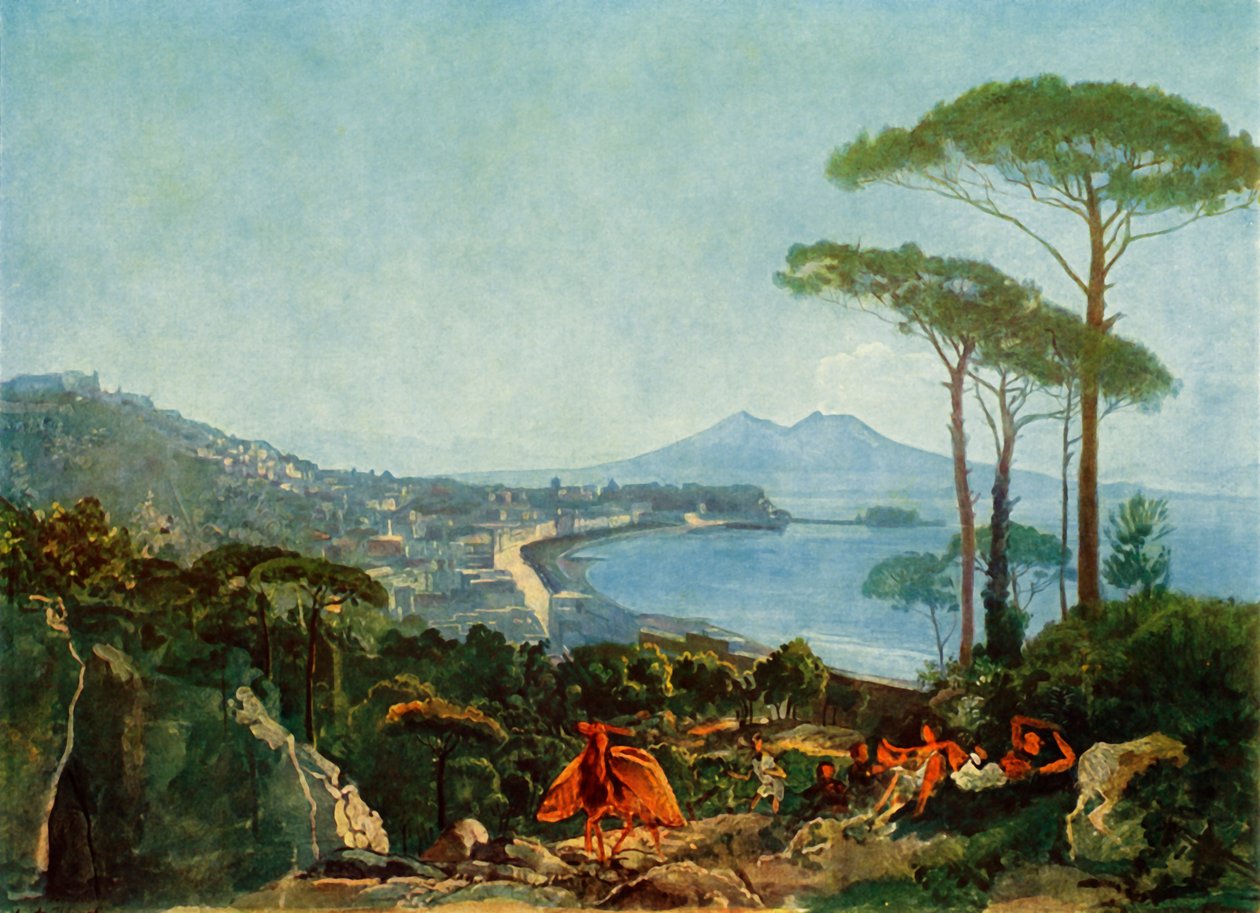 Näkymä Napolin tieltä Pozzuoliin, 1830-luku, 1965. tekijältä Aleksandr Ivanov