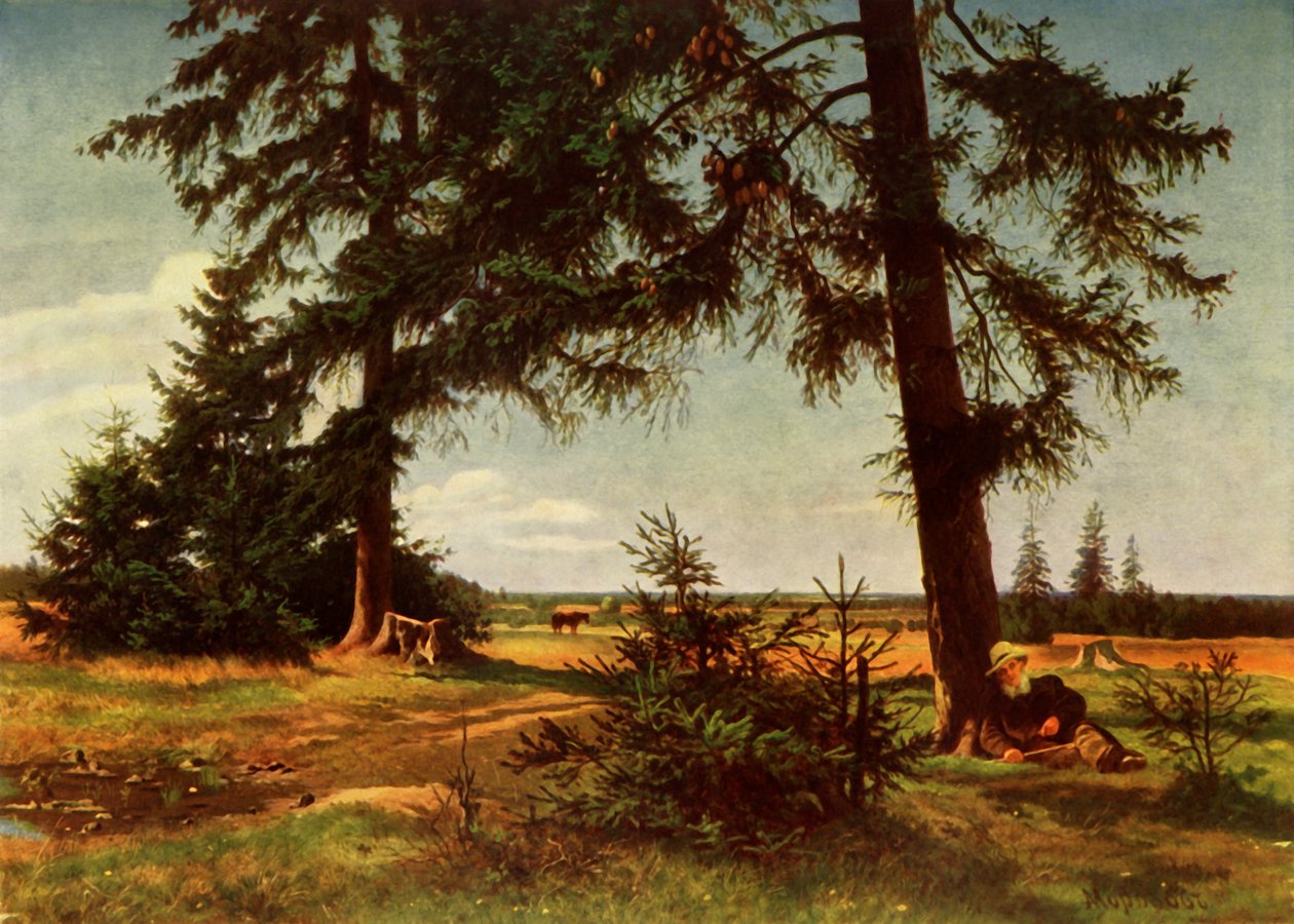 "Kesäilta", 1878, 1965. tekijältä Aleksandr Ivanovic Morozov