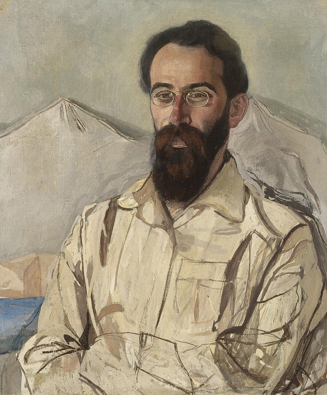 Friedrich Eduardovich Krimmerin muotokuva 1888-1963, 1919 tekijältä Aleksandr Jakovlevic Golovin