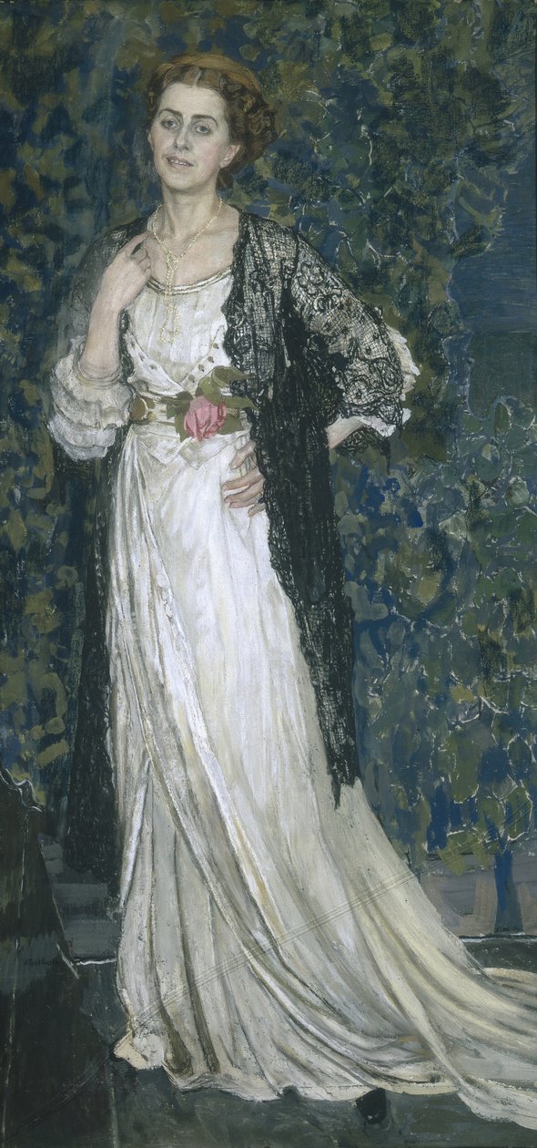 Muotokuva Marina Makovskajasta, 1912 tekijältä Aleksandr Jakovlevic Golovin
