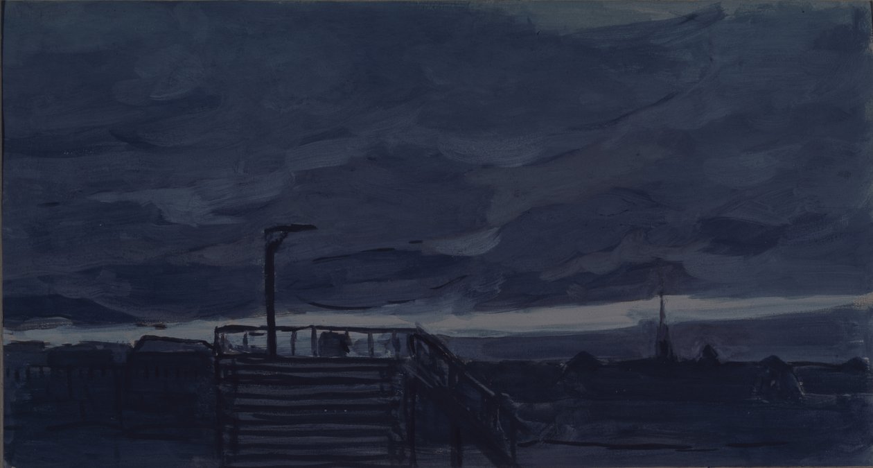 Lavastus A. Koreshchenkon oopperaan Jäätalo, 1900 tekijältä Aleksandr Jakovlevic Golovin