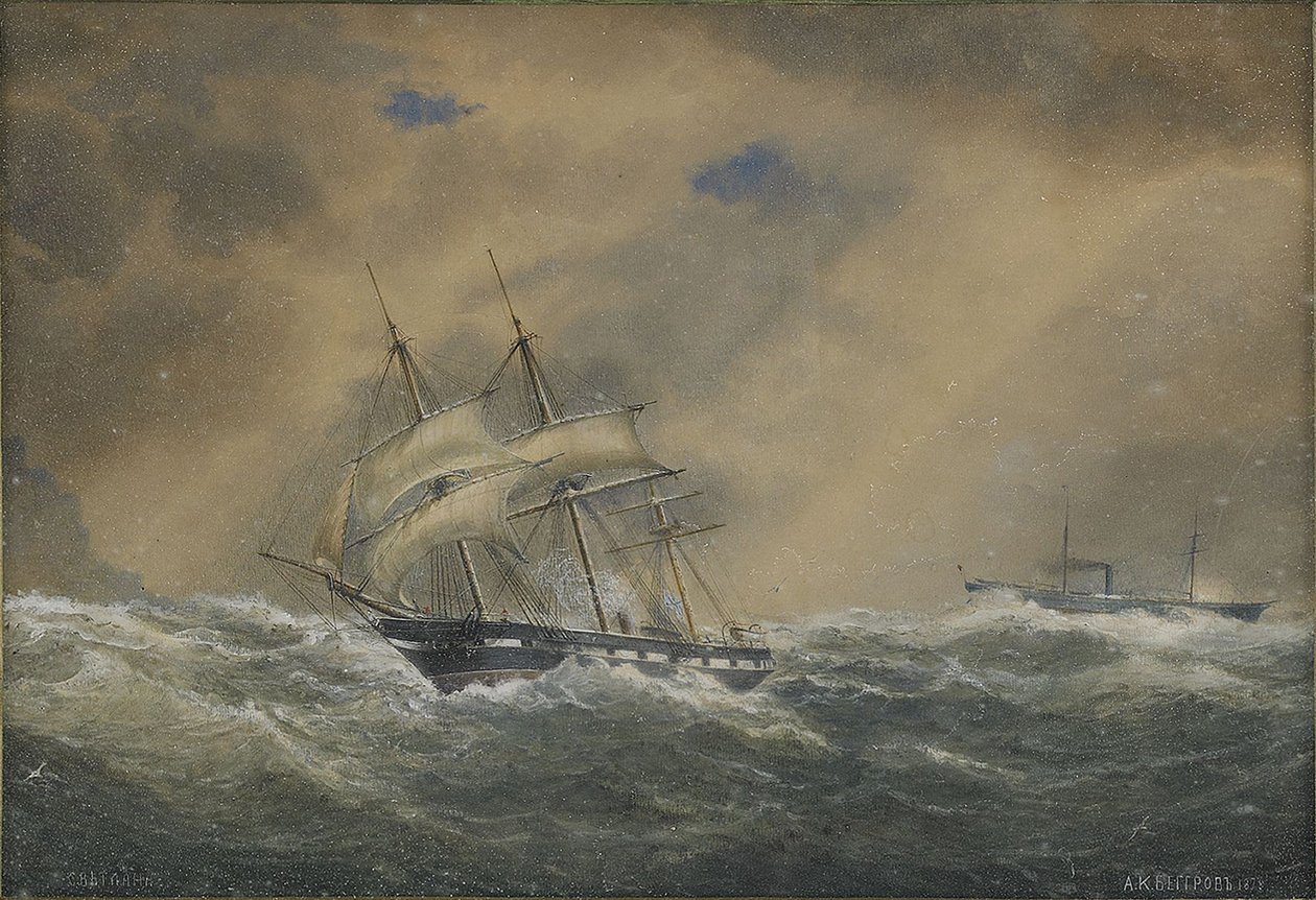 Höyryfregatti Svetlana, 1878 tekijältä Aleksandr Karlovich Beggrov