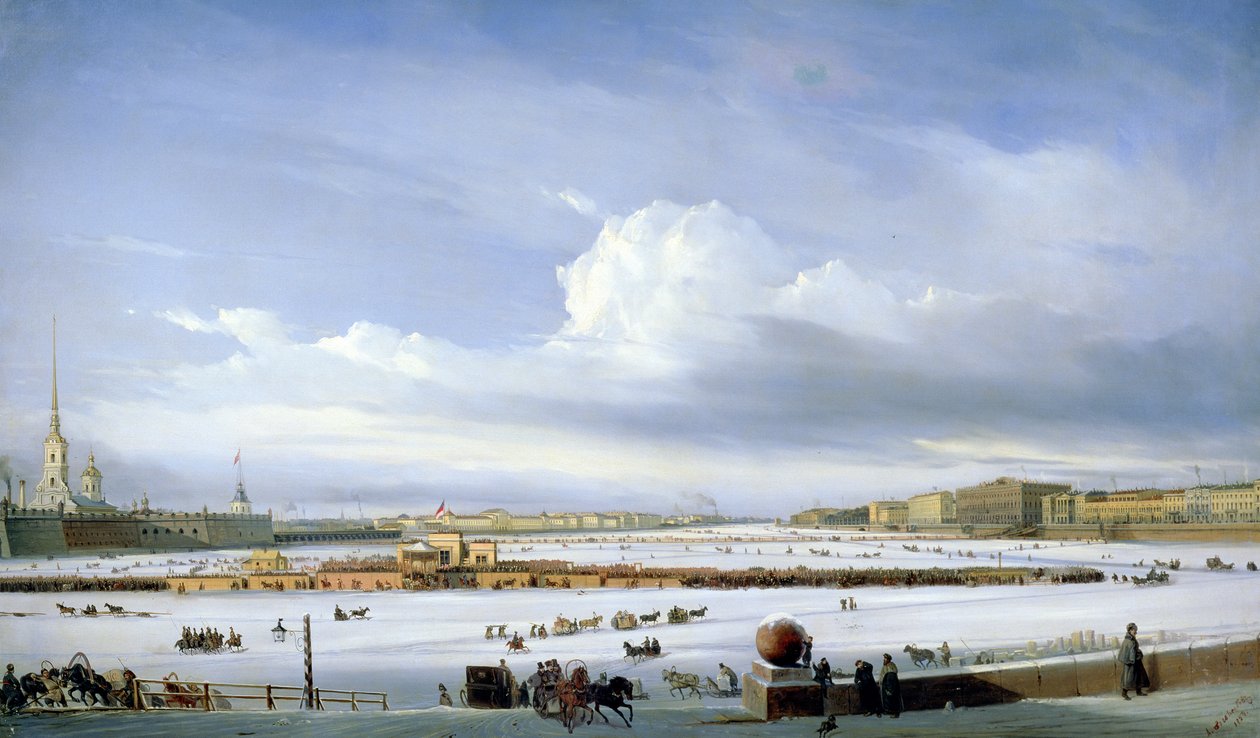 Ajamassa Nevalla, 1854 tekijältä Aleksei Petrovich Bogolyubov