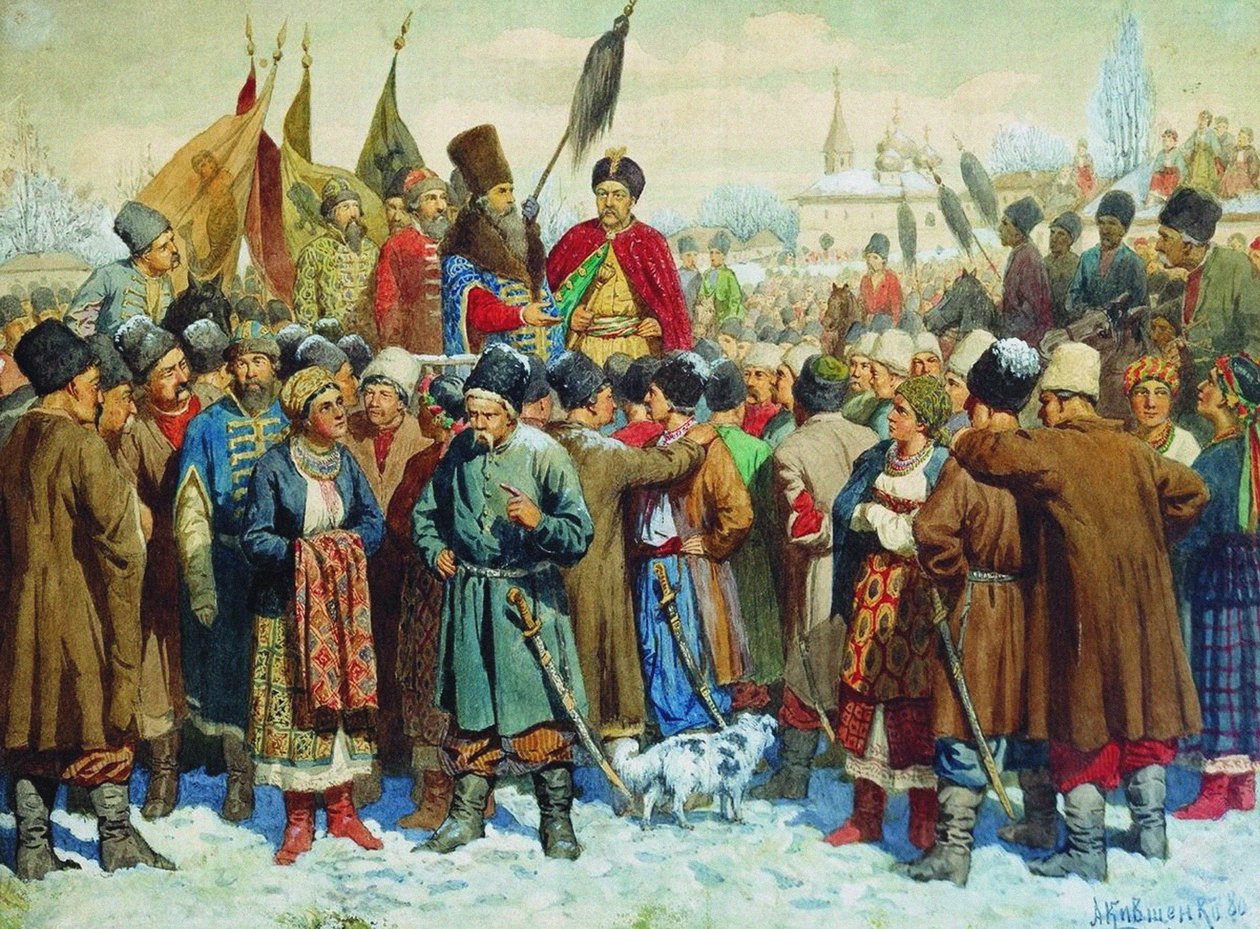 Boyer Vazili Buturlinsin puhe Pereslavin Radassa, 190 tekijältä Aleksei Danilovich Kivshenko