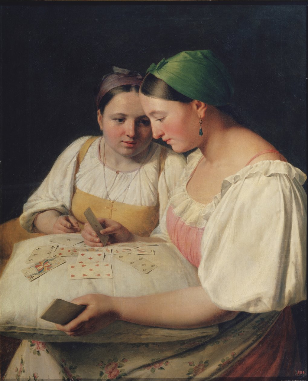Ennustaminen, 1842 tekijältä Aleksei Gavrilovich Venetsianov