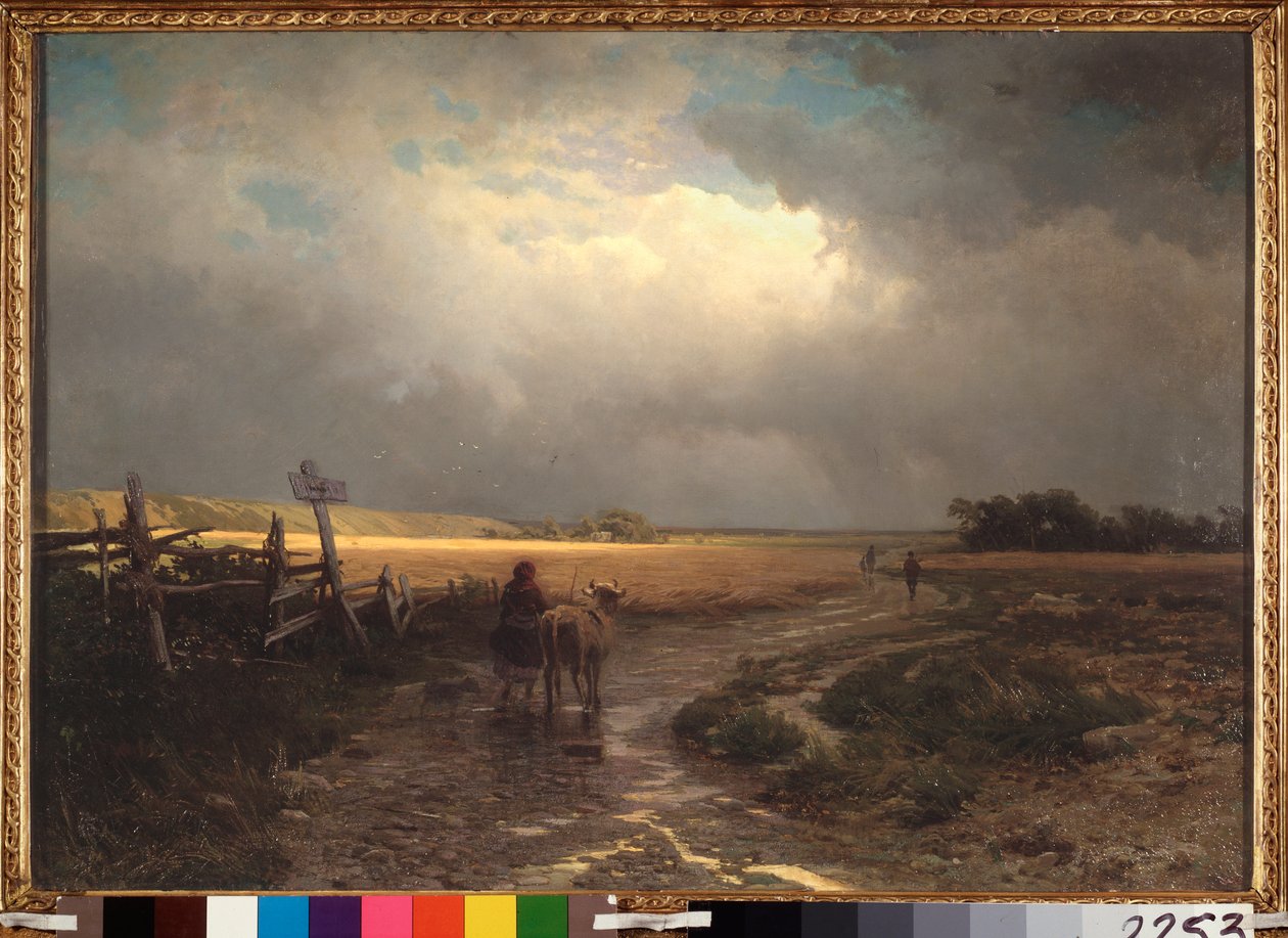 Sula (Sula) - Aleksei Kondratjevitš Savrasov (Savrasov) (1830-1897) maalaus, öljy kankaalle tekijältä Alexei Kondratjewitsch Sawrassow
