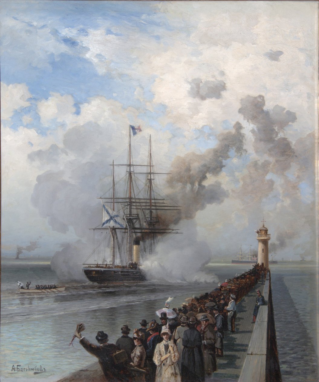 Venäläinen ruuvileikkuri Razboynik, 1888 tekijältä Aleksei Petrovich Bogolyubov