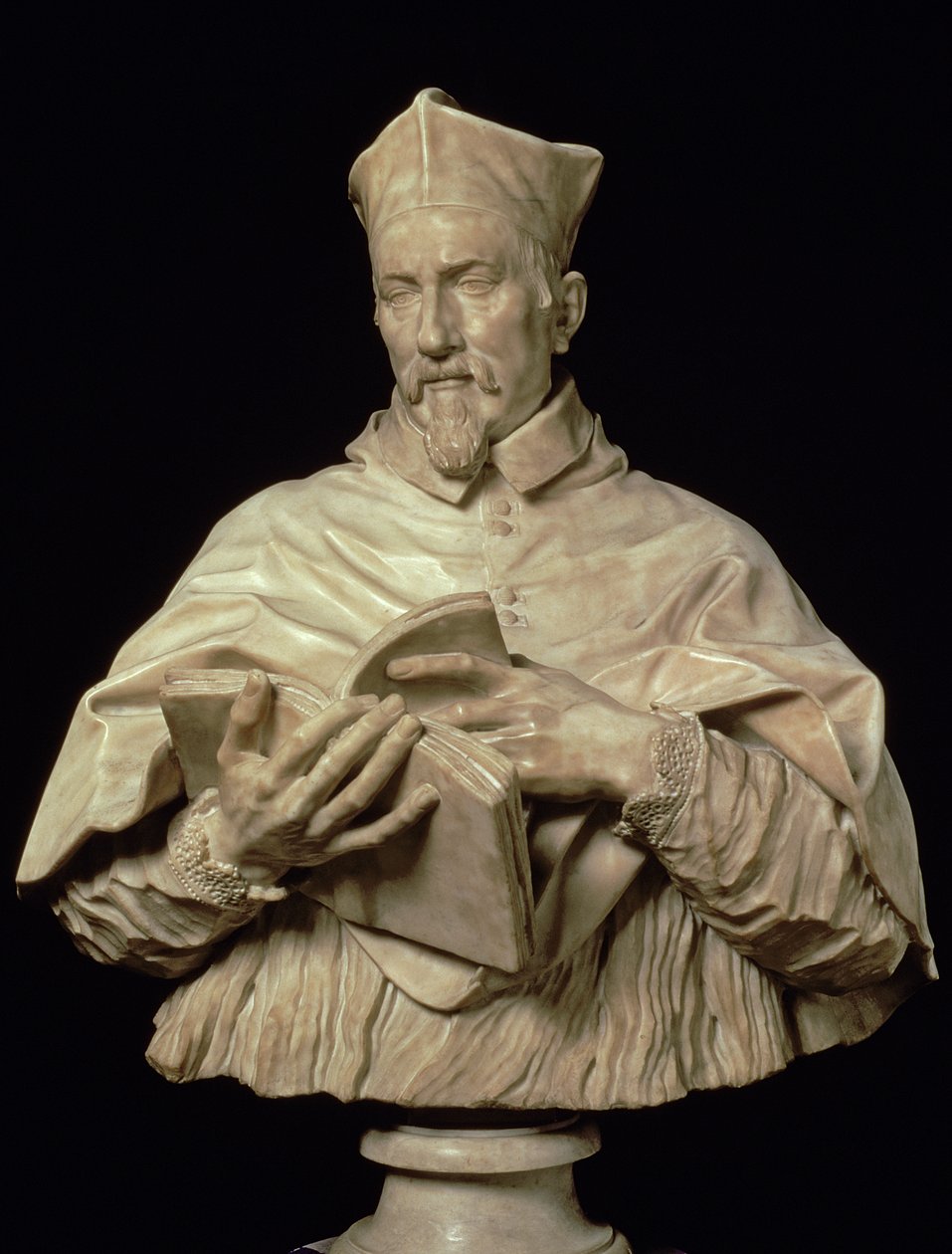 Kardinaalin rintakuva P.S. Zacchia Rondanini (marmori) tekijältä Alessandro Algardi
