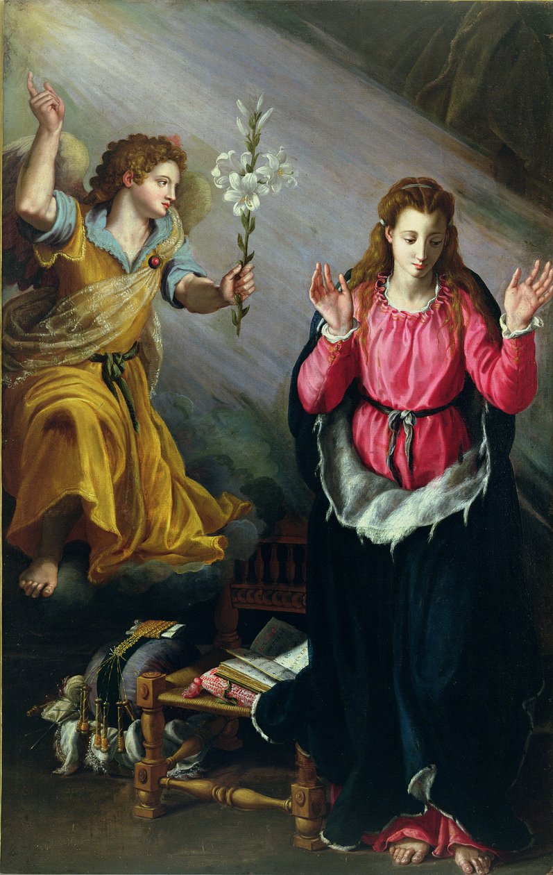 Ilmoitus, 1603 tekijältä Alessandro Allori