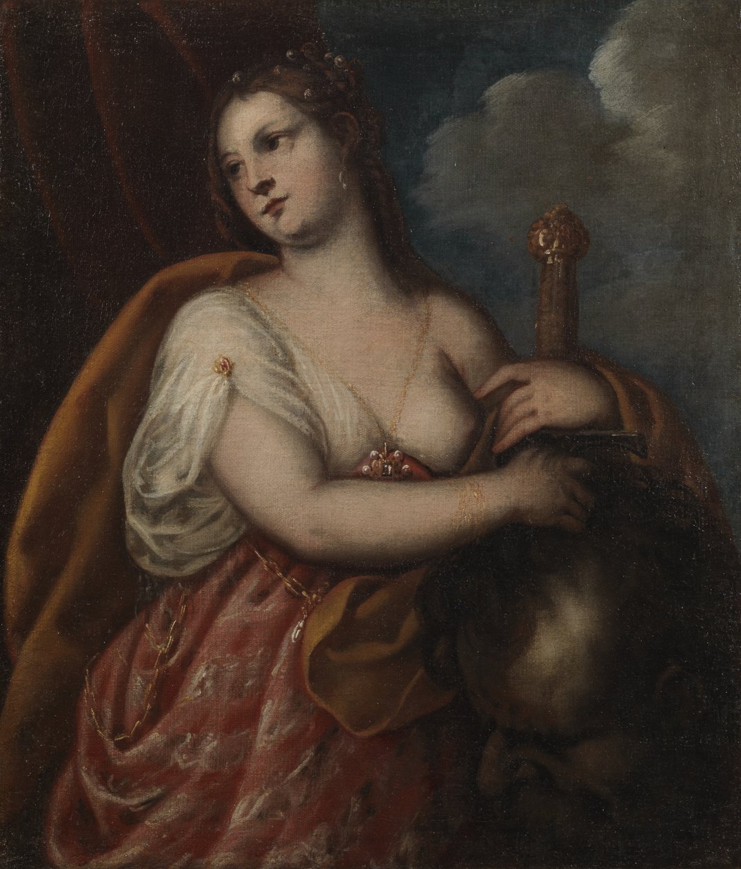 Judith Holofernesin pään kanssa, n. 1635 (öljy kankaalle) tekijältä Alessandro  Varotari